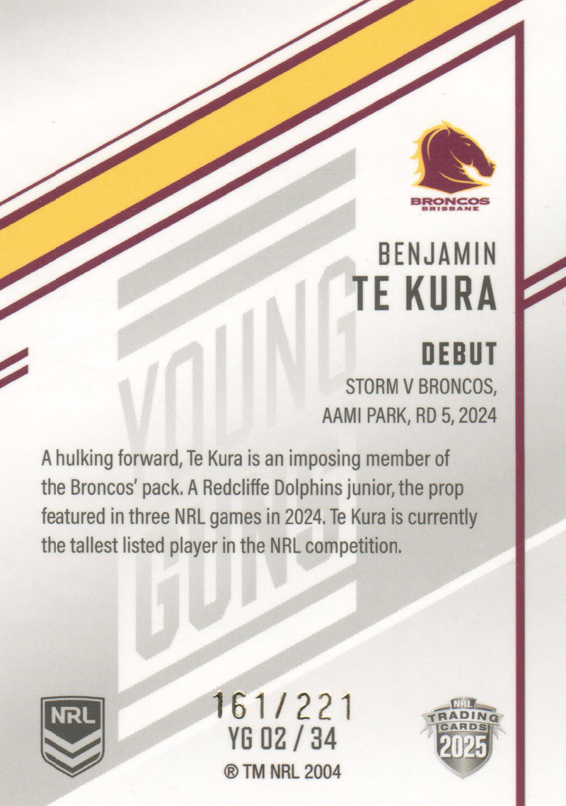 Benjamin Te Kura back