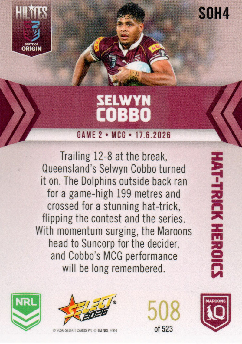 Selwyn Cobbo back