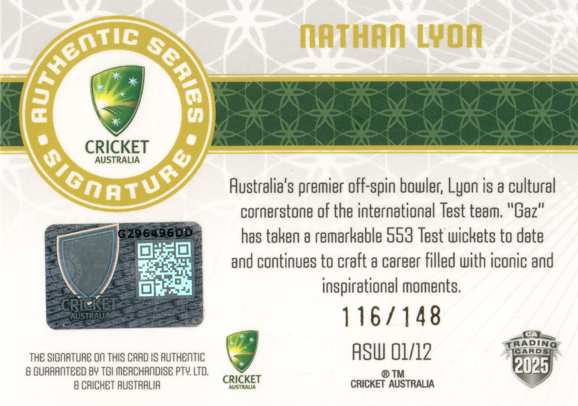 Nathan Lyon back
