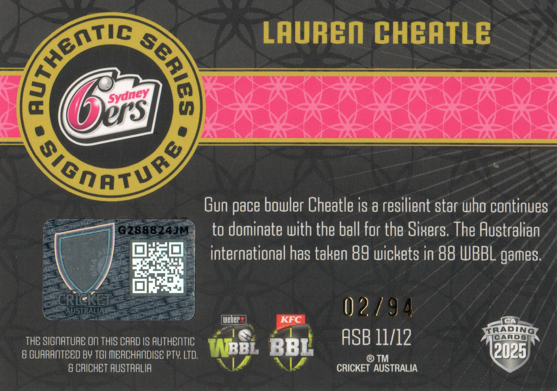 Lauren Cheatle back