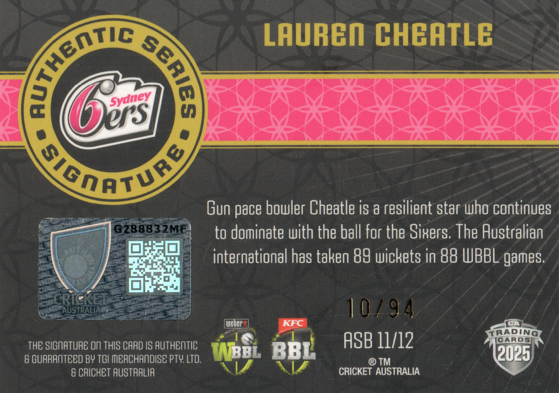 Lauren Cheatle back