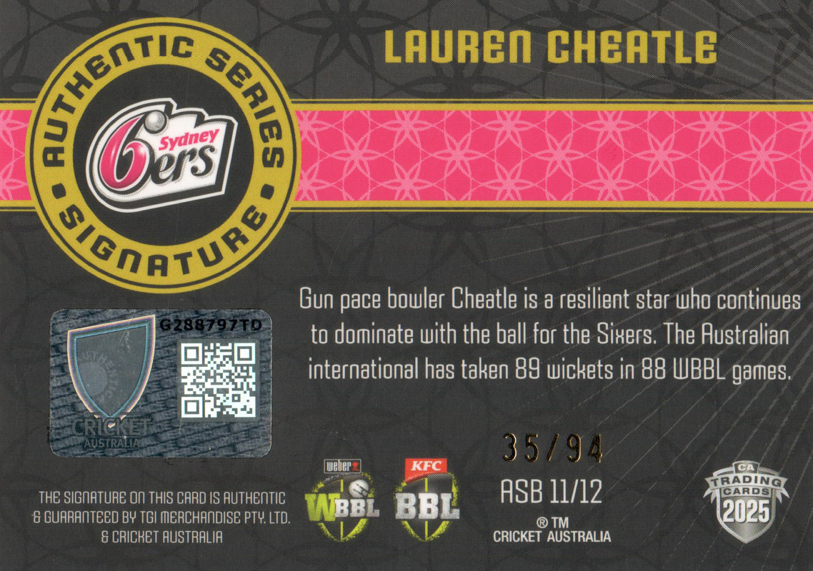 Lauren Cheatle back