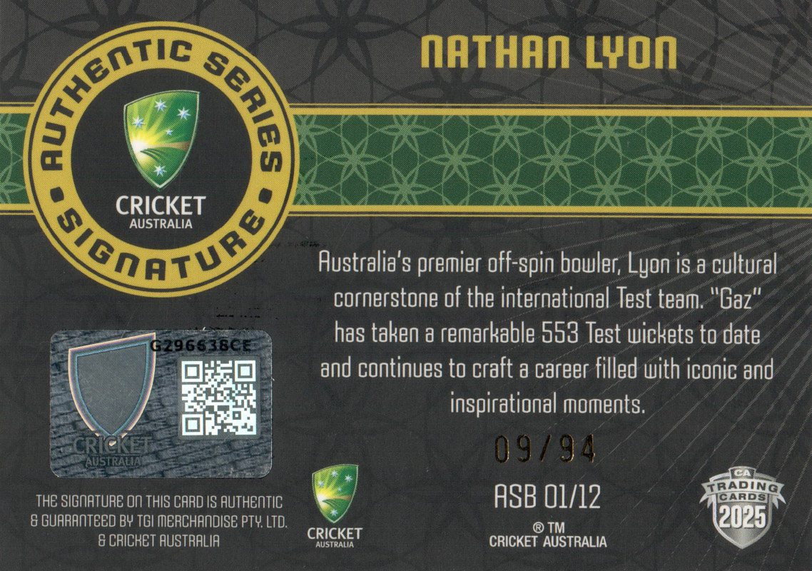 Nathan Lyon back