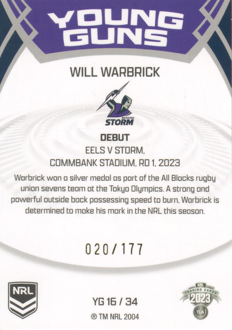 Will Warbrick back