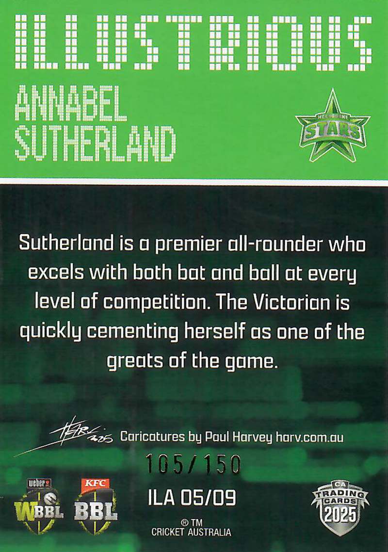 Annabel Sutherland back
