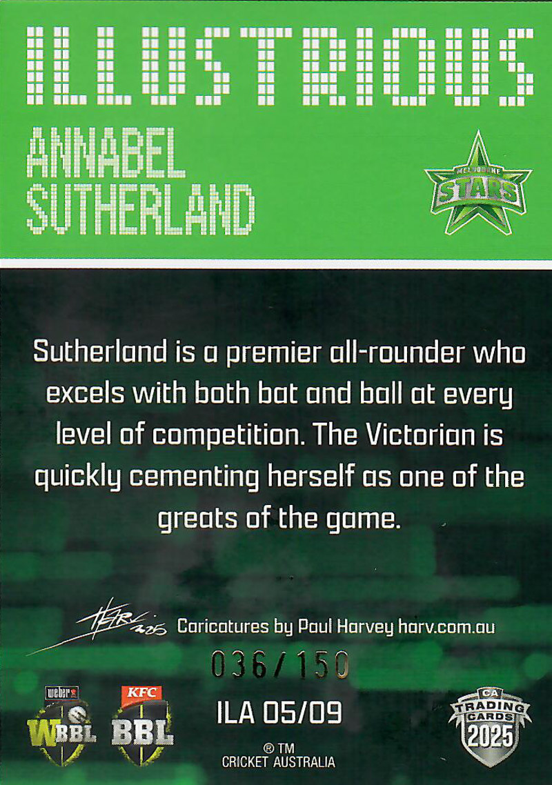 Annabel Sutherland back