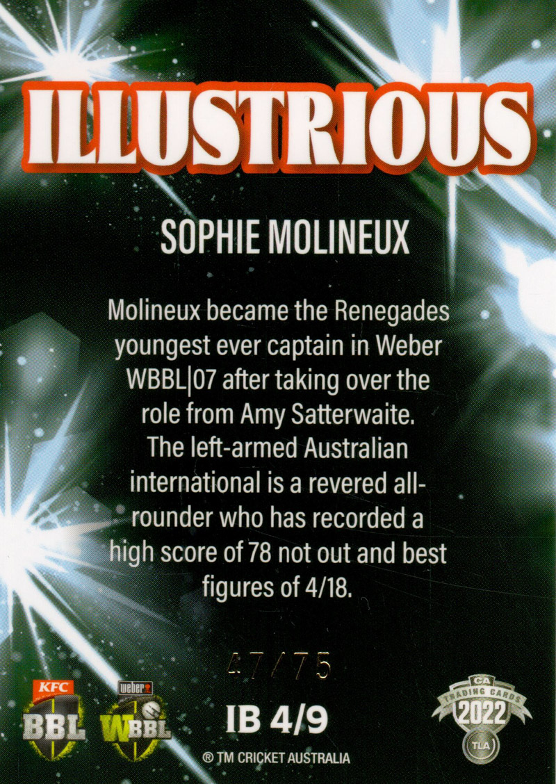 Sophie Molineux back