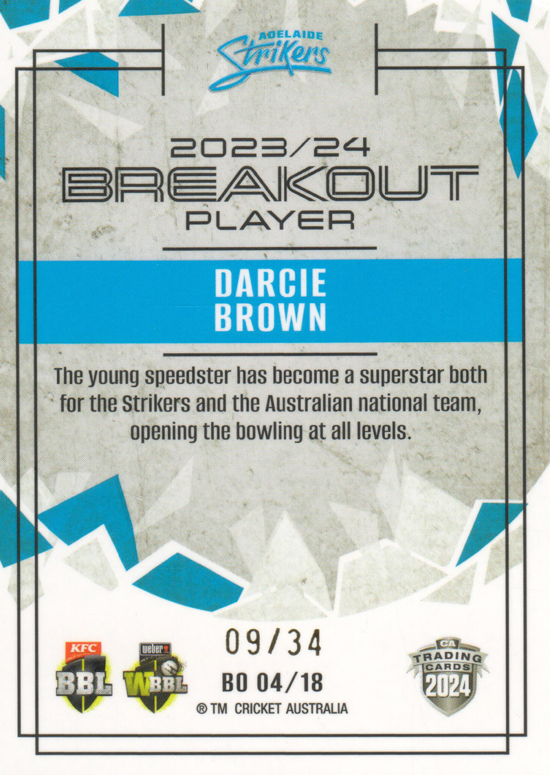 Darcie Brown back