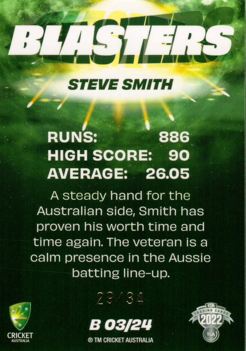 Steve Smith back