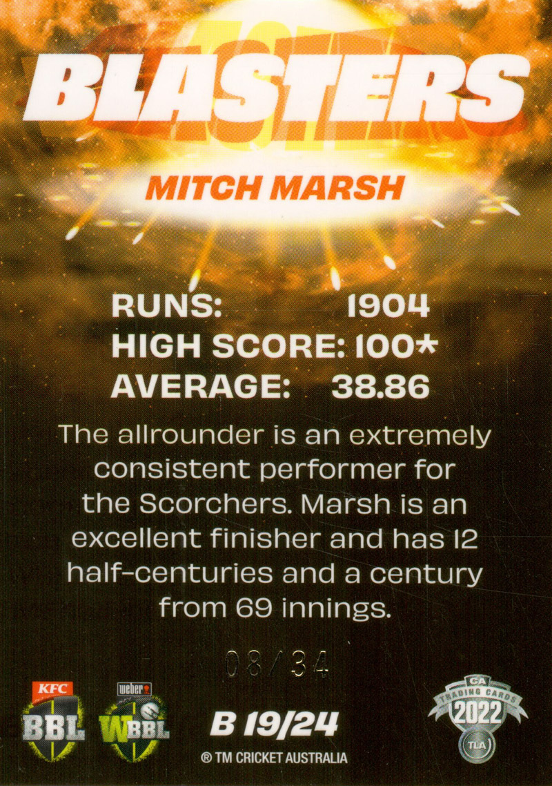 Mitchell Marsh back
