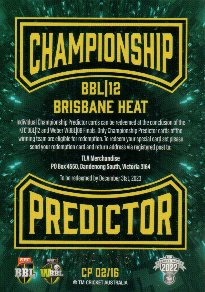 Brisbane Heat back