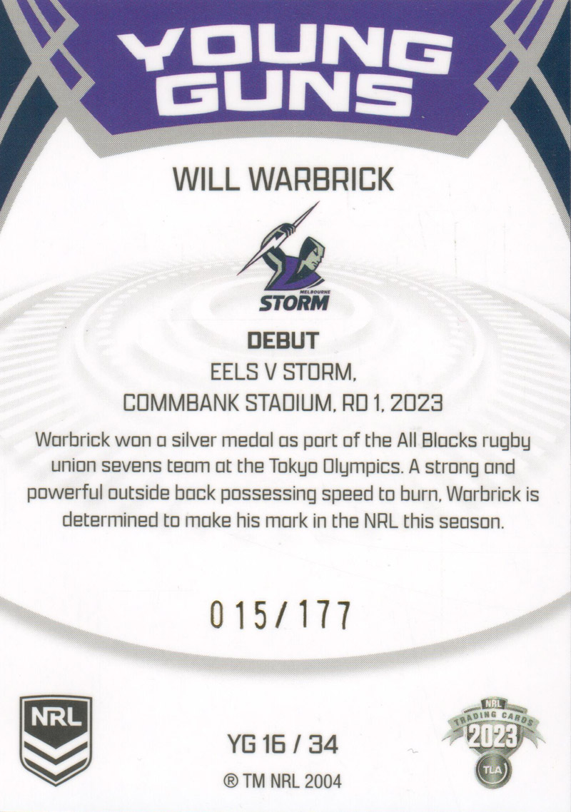 Will Warbrick back