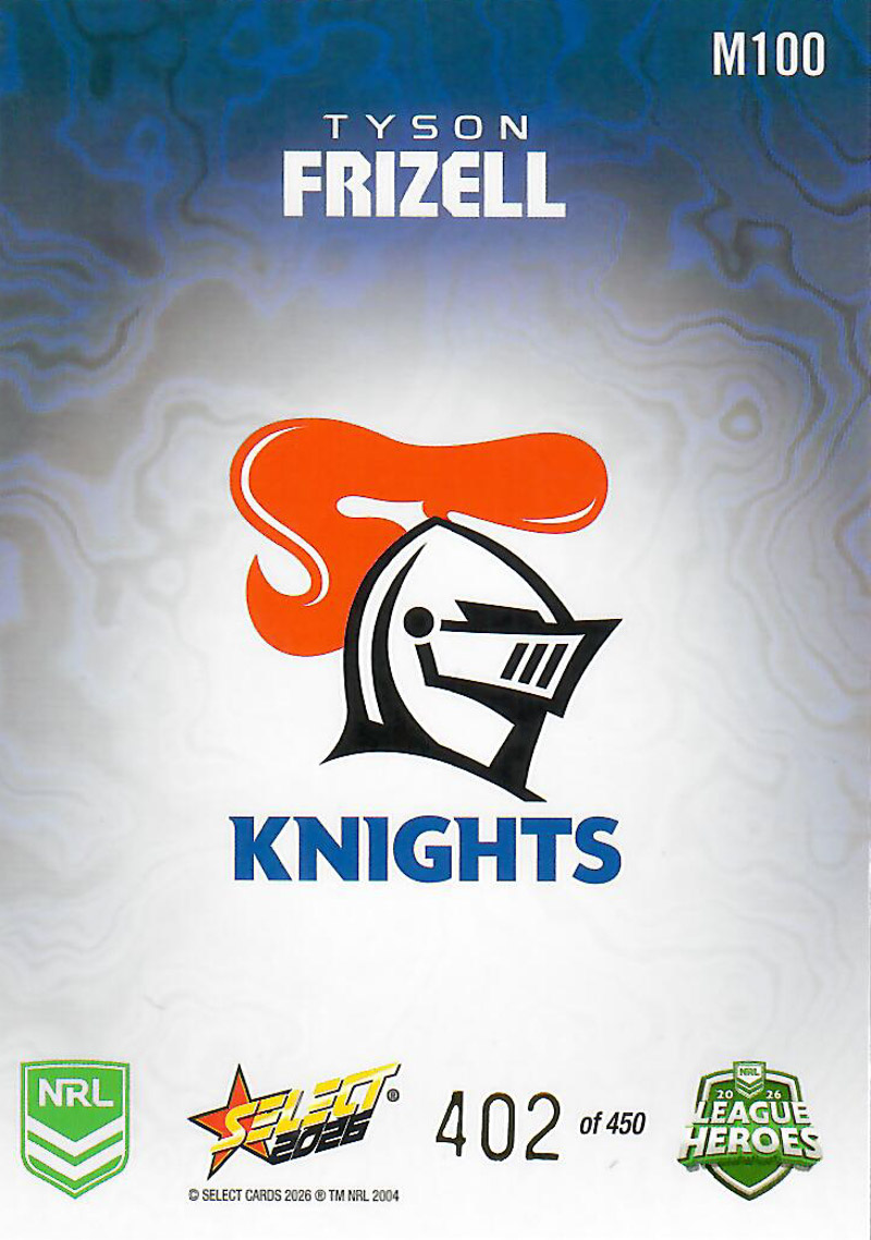 Tyson Frizell back