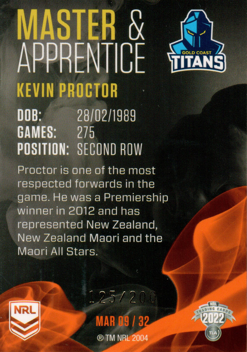 Kevin Proctor back