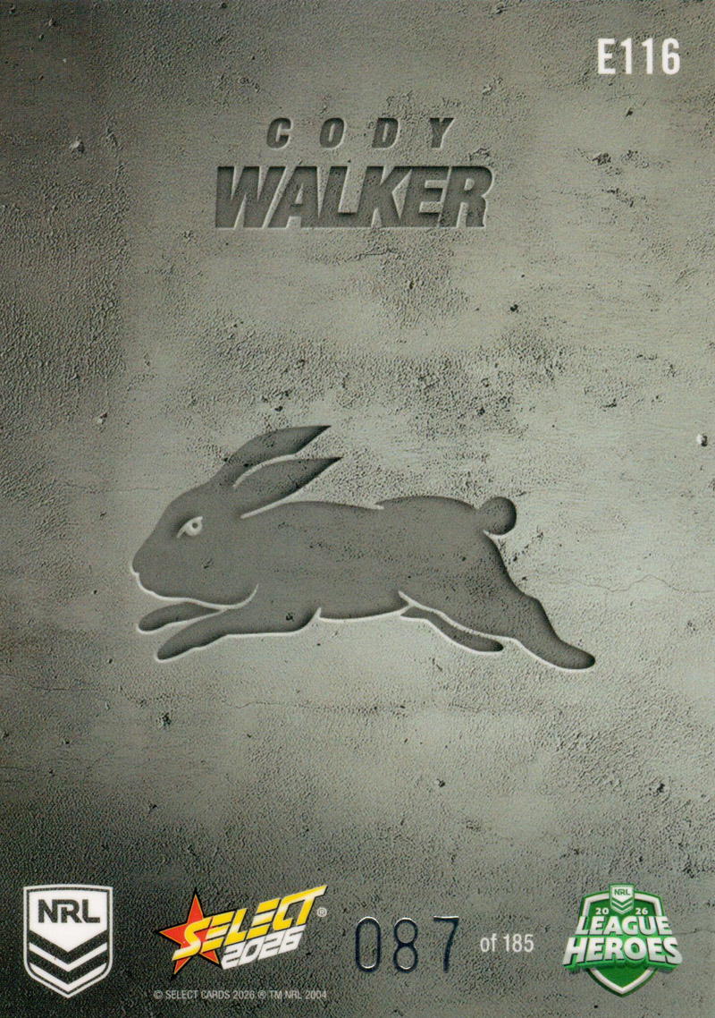 Cody Walker back