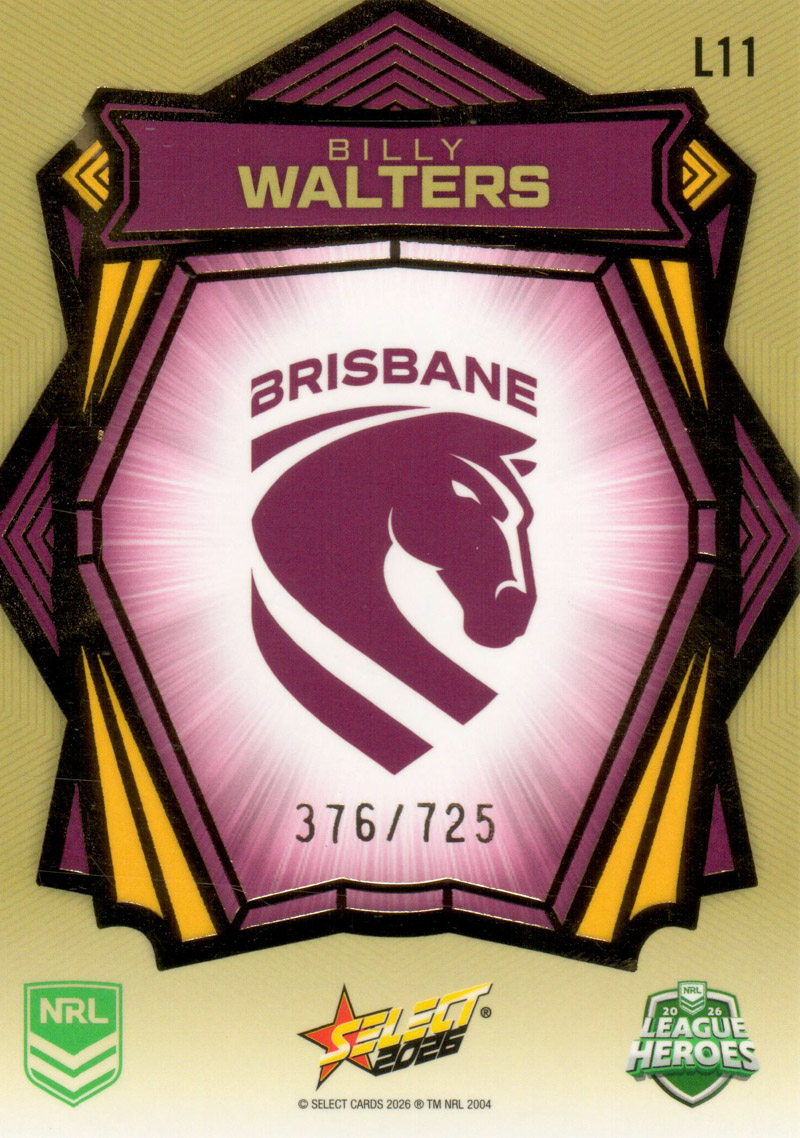Billy Walters back
