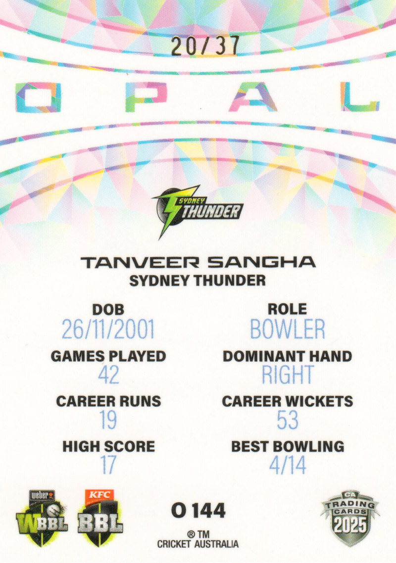 Tanveer Sangha back