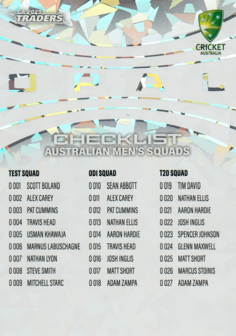 Australian Squads
