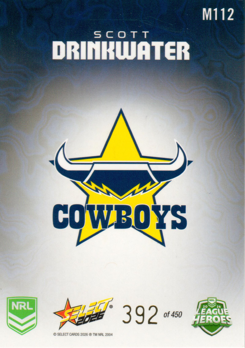 Scott Drinkwater back