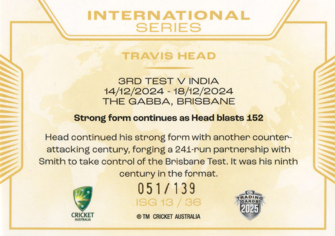 Travis Head back