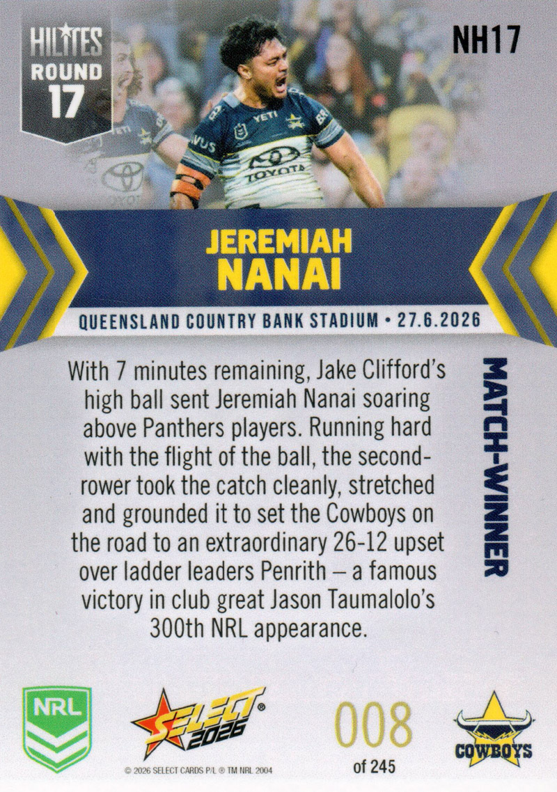 Jeremiah Nanai back