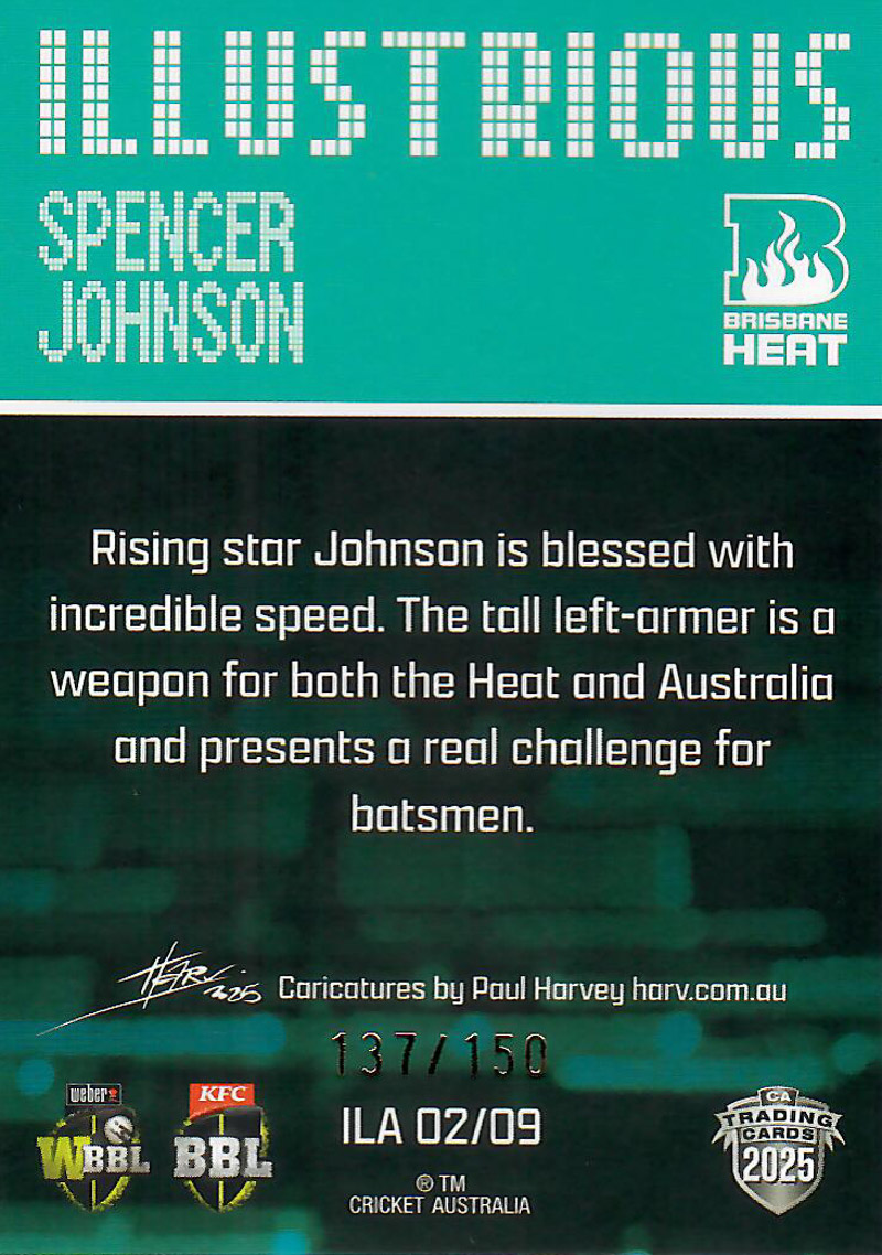 Spencer Johnson back