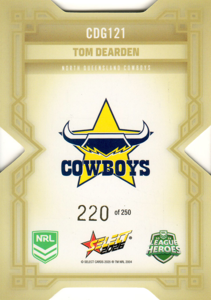 Tom Dearden back