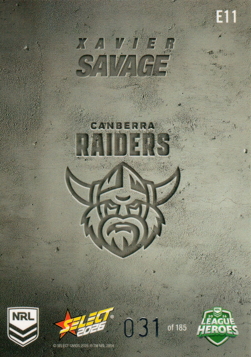 Xavier Savage back
