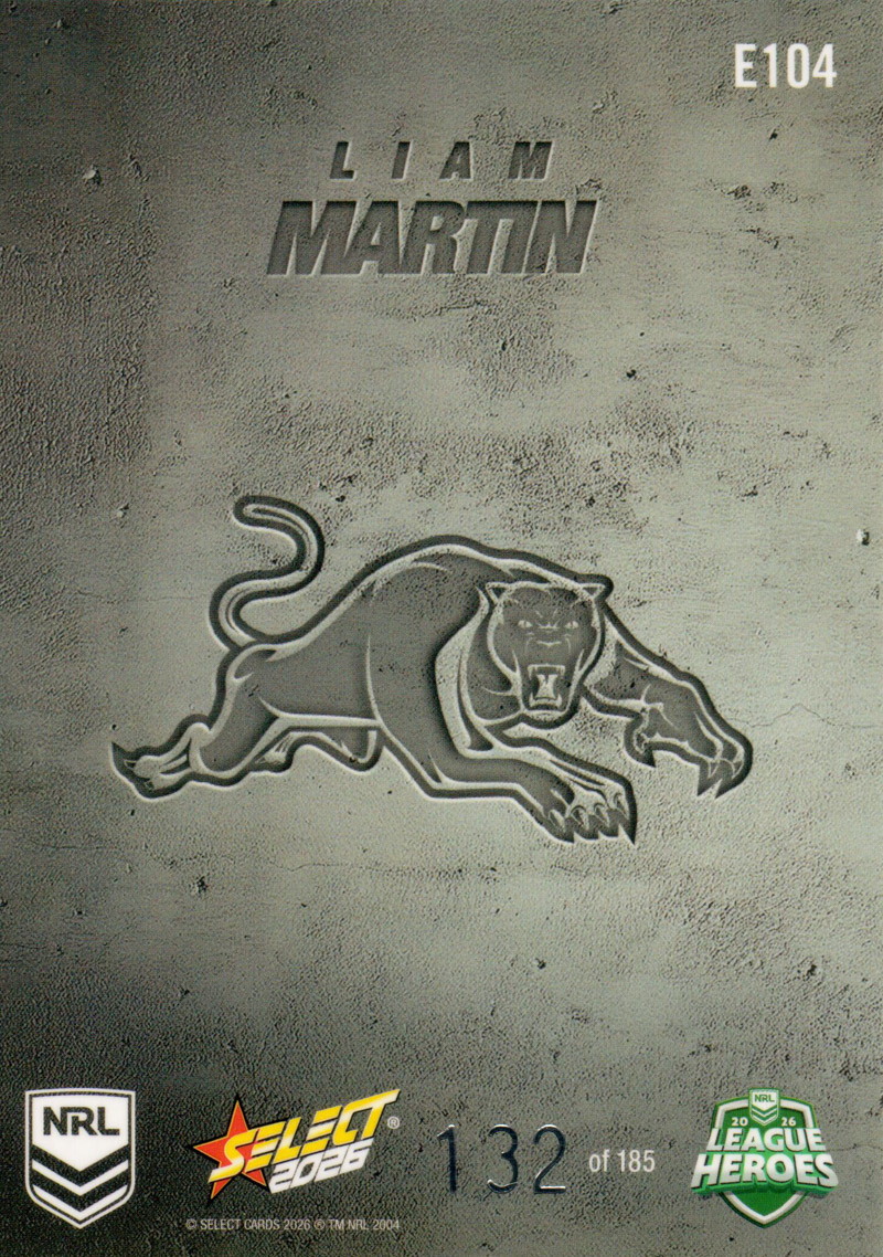 Liam Martin back
