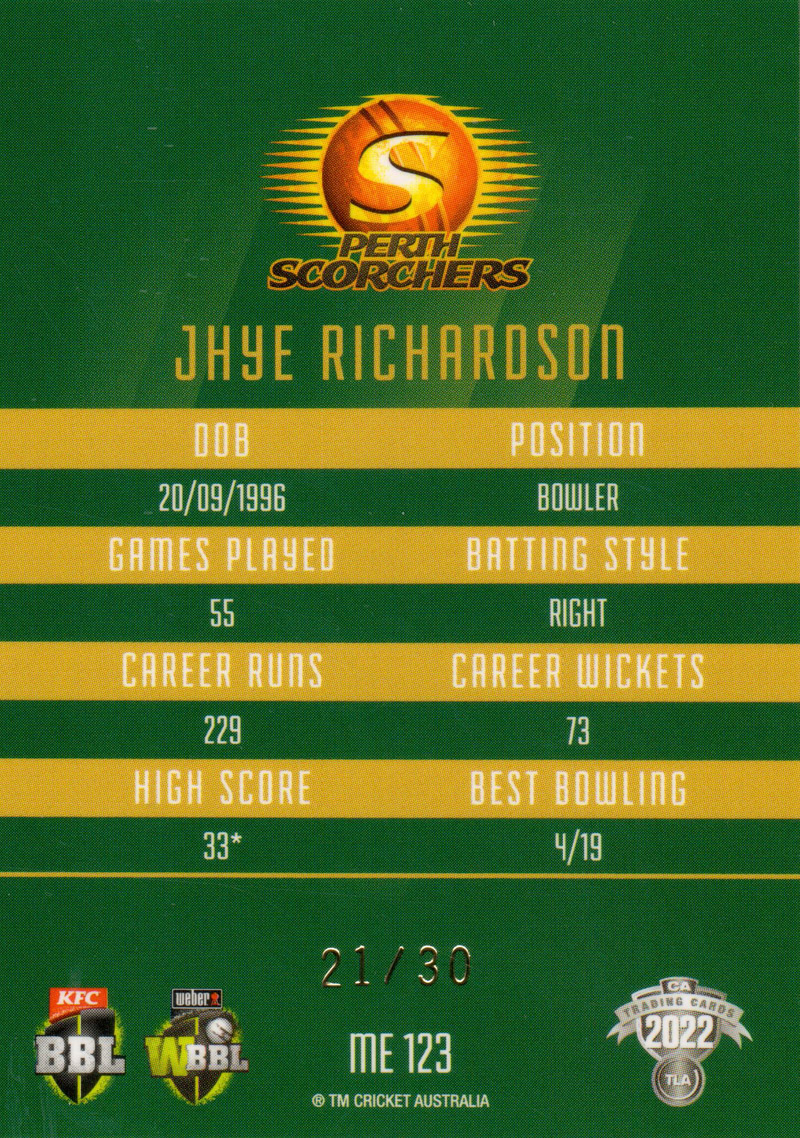 Jhye Richardson back