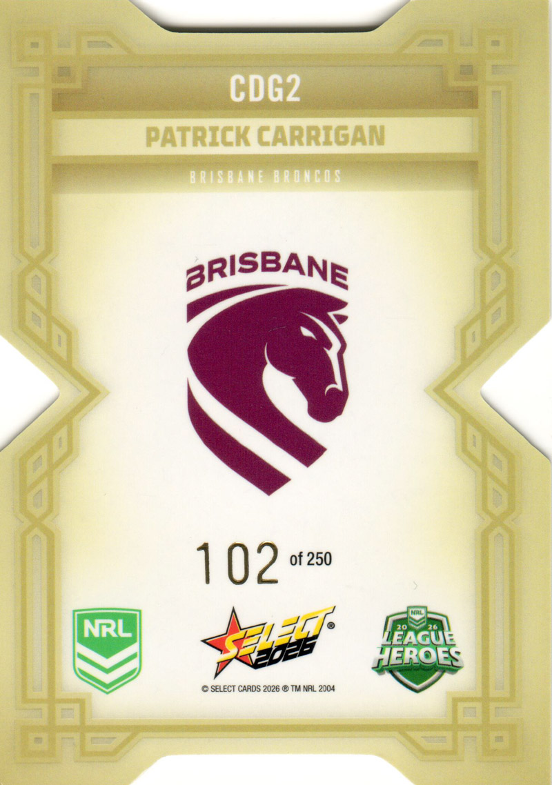 Patrick Carrigan back