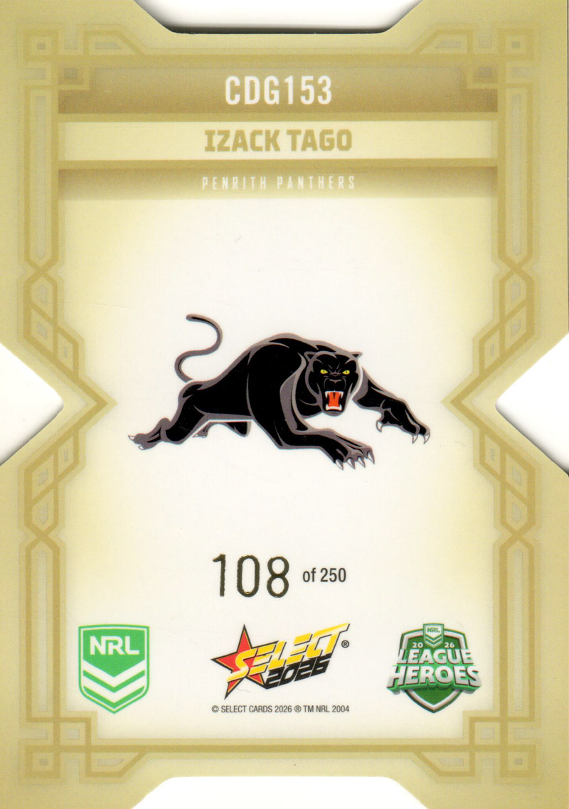 Izack Tago back