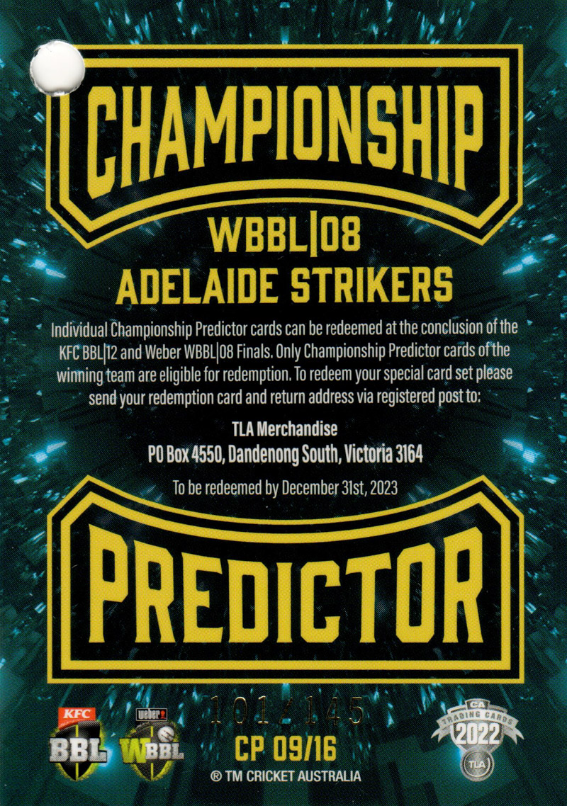 Adelaide Strikers back