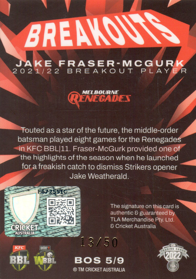 Jake Fraser-McGurk back