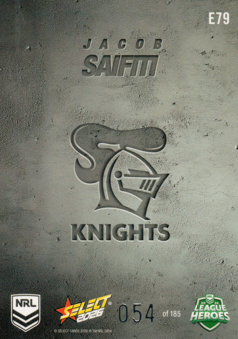 Jacob Saifiti back