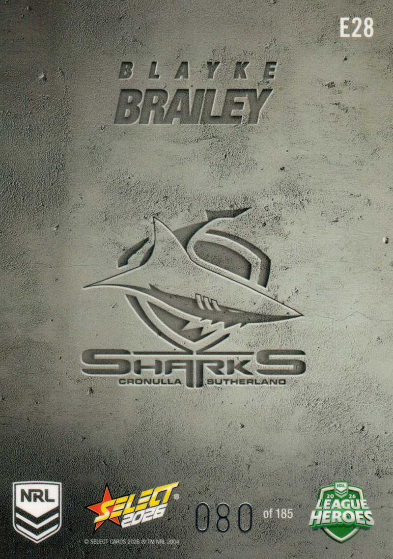 Blayke Brailey back