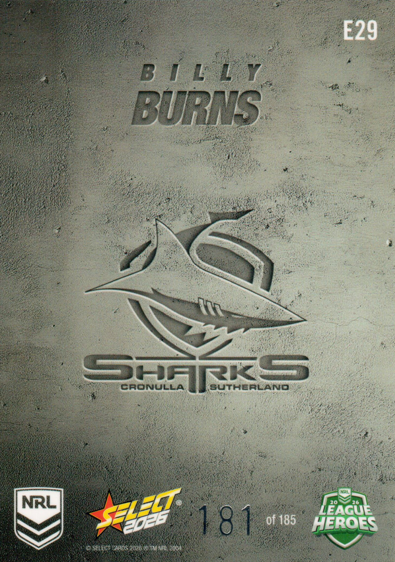 Billy Burns back