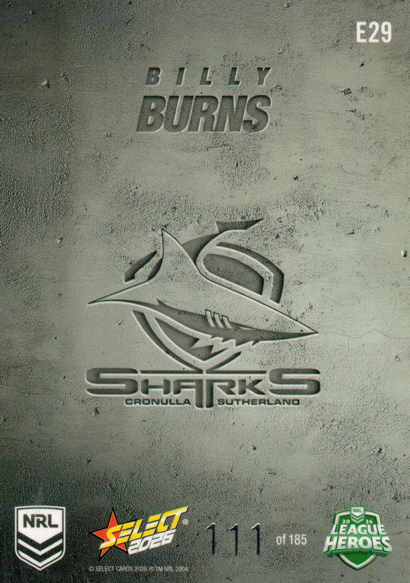 Billy Burns back