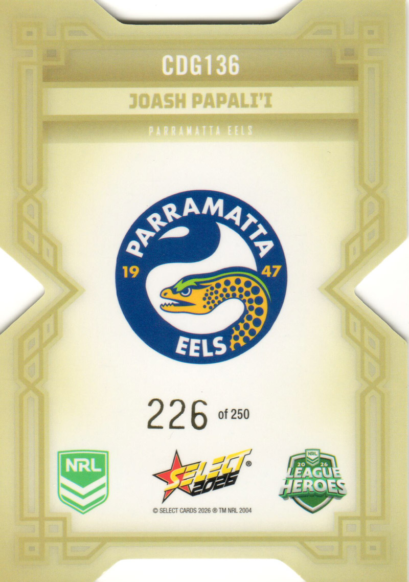 Joash Papali'i back