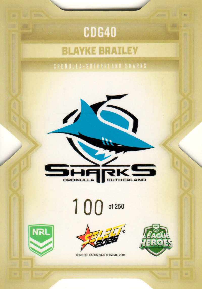 Blayke Brailey back