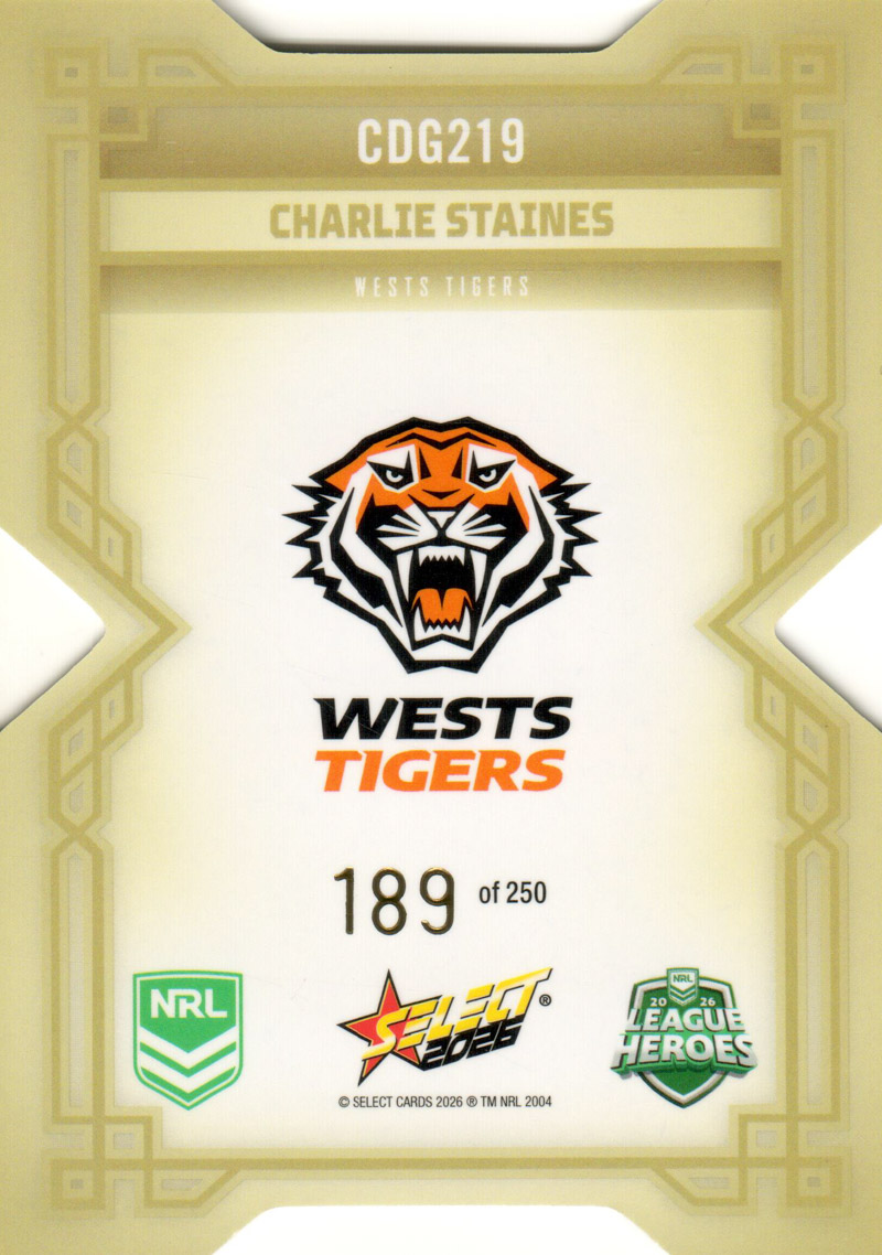 Charlie Staines back