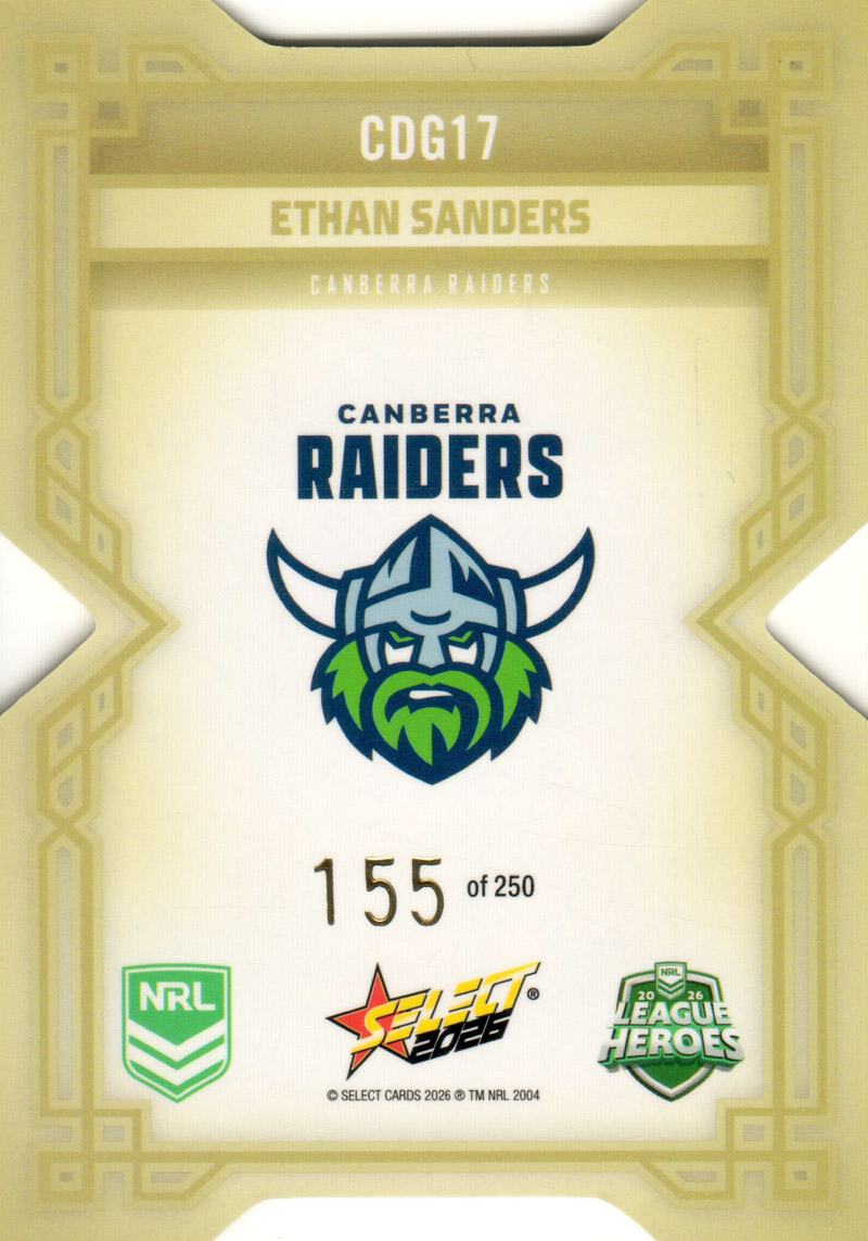 Ethan Sanders back