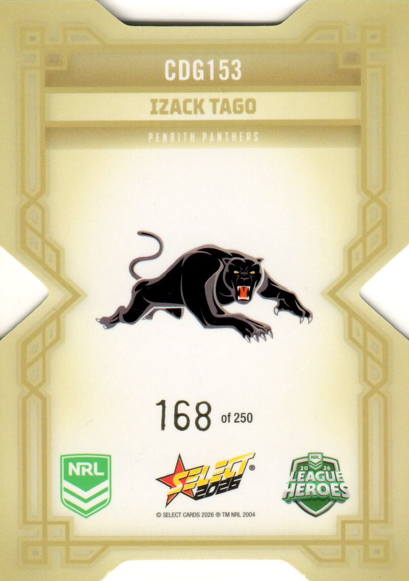 Izack Tago back