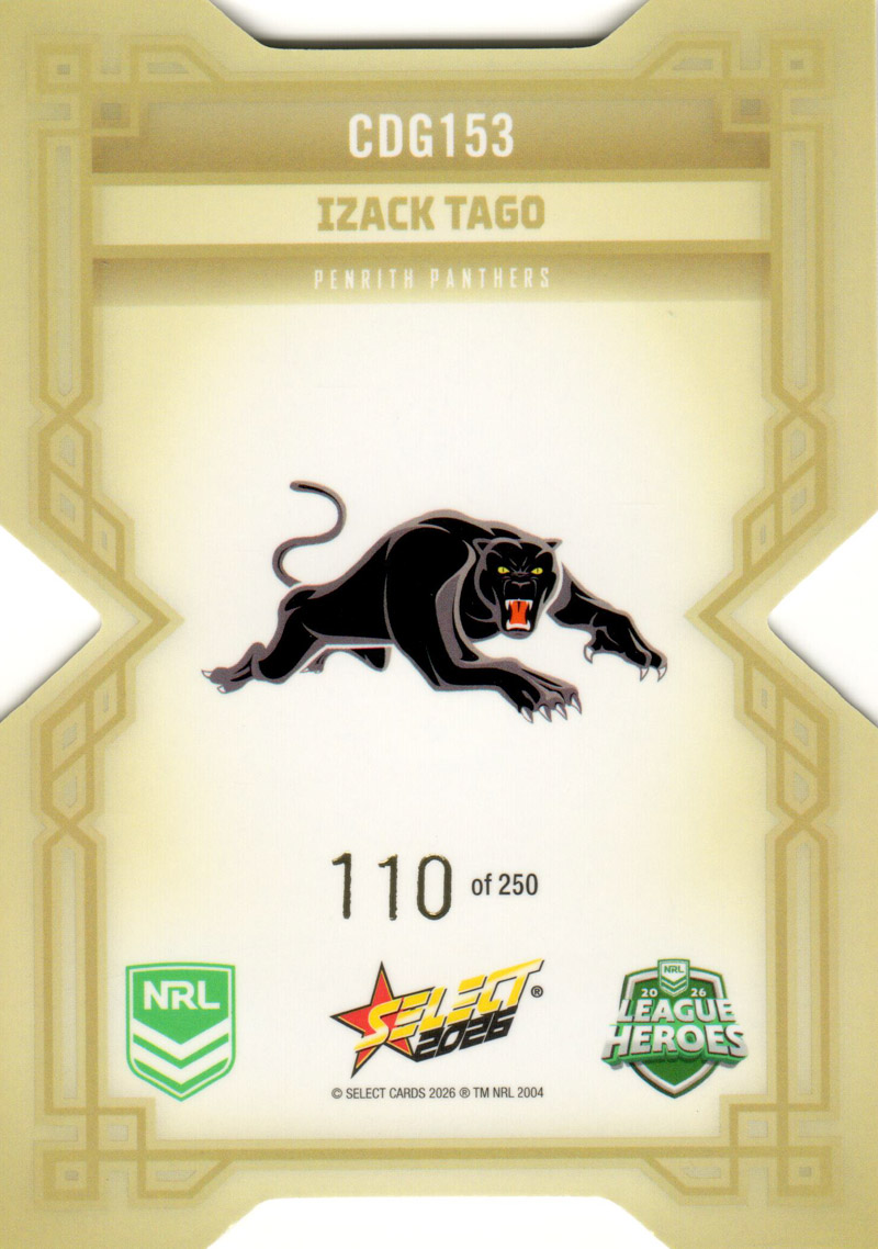 Izack Tago back