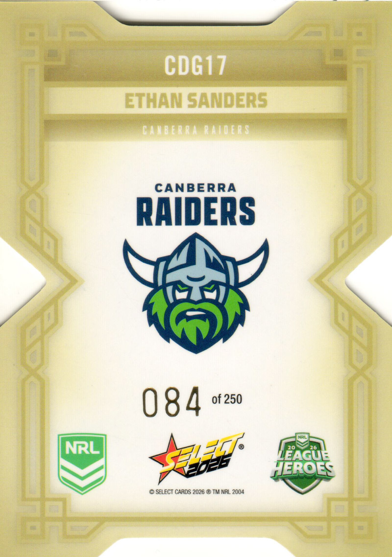 Ethan Sanders back