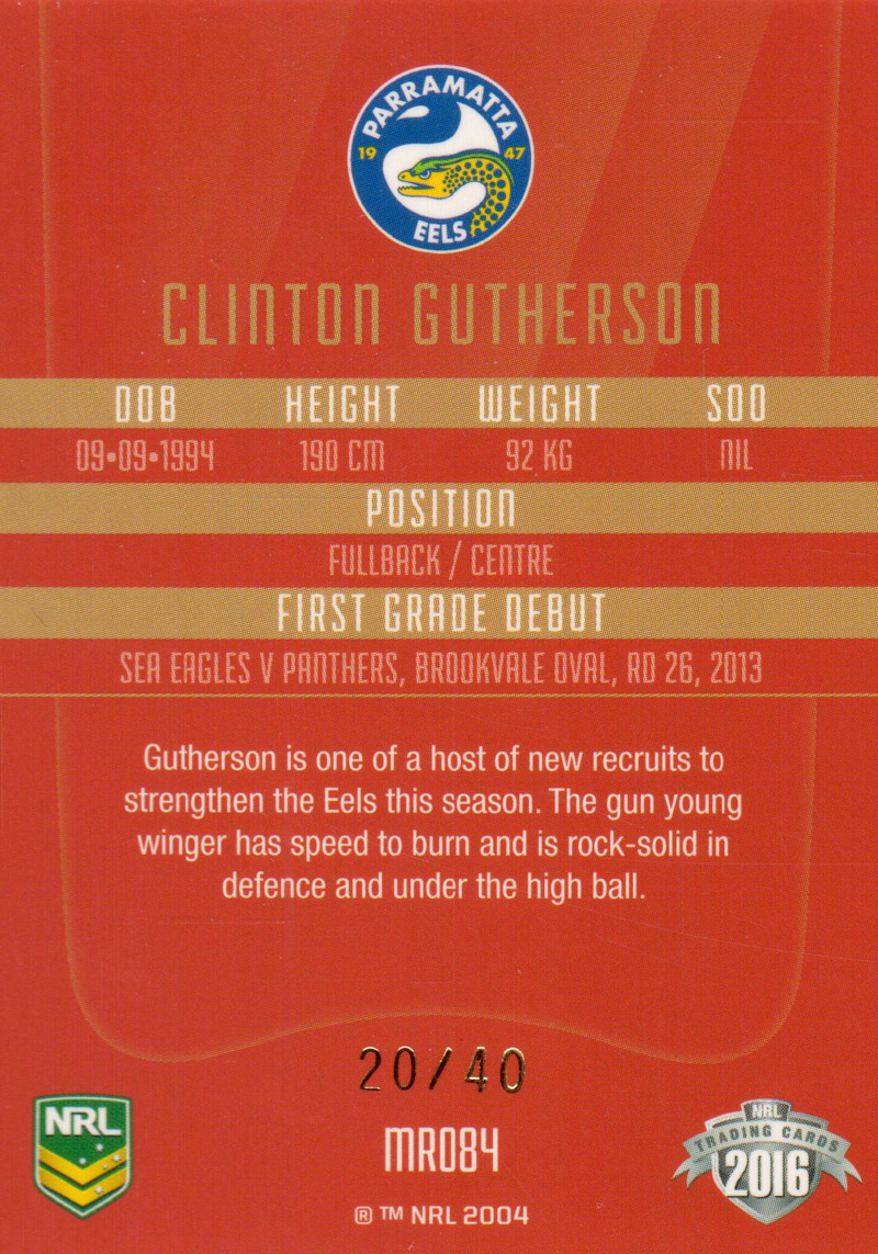 Clinton Gutherson back