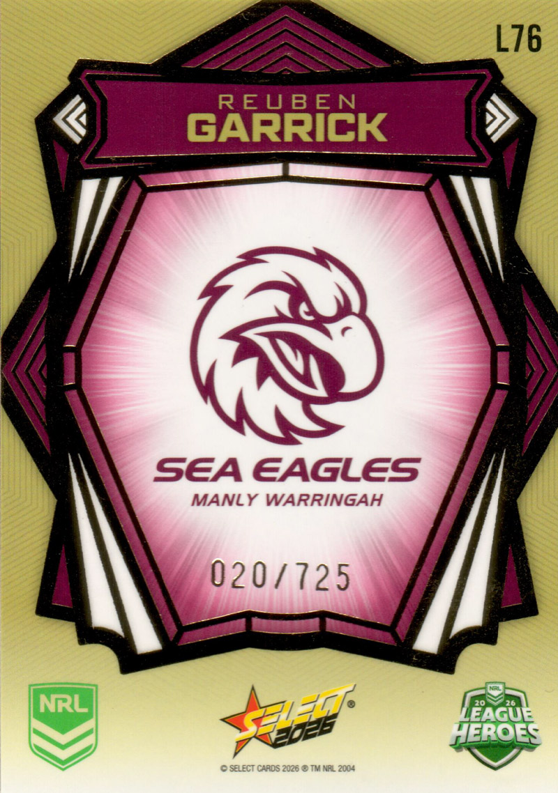 Reuben Garrick back