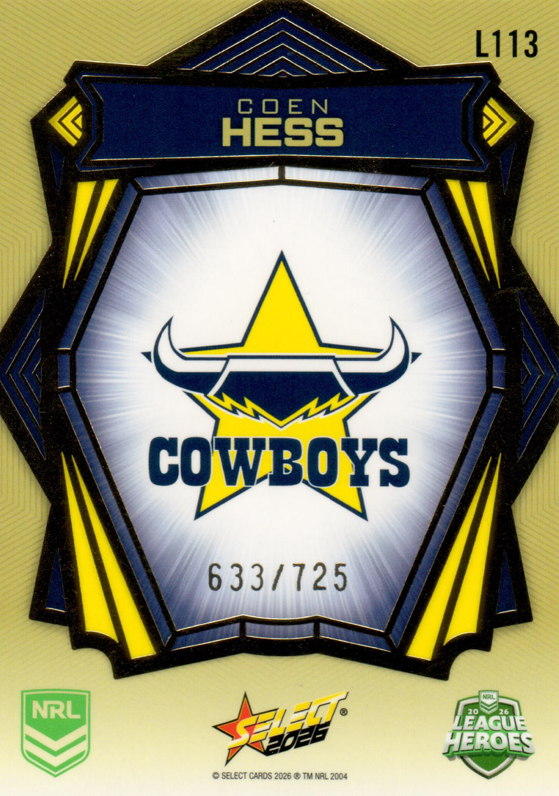 Coen Hess back