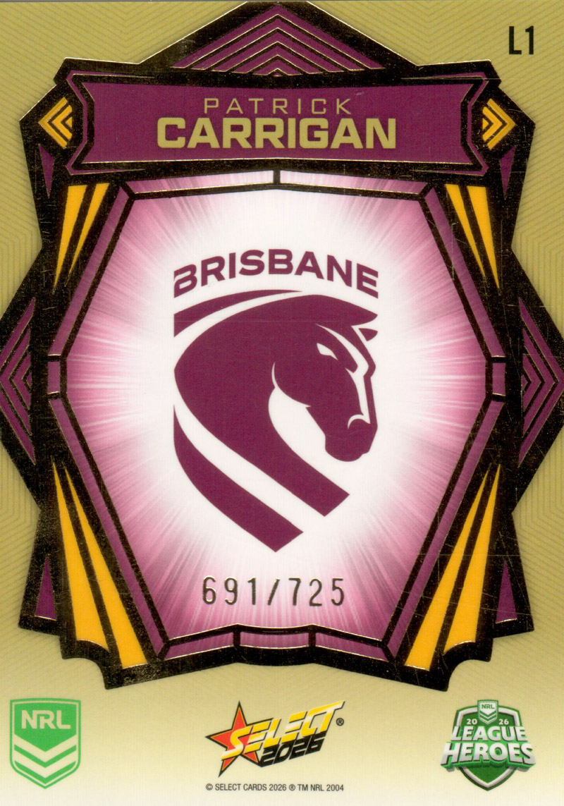 Patrick Carrigan back