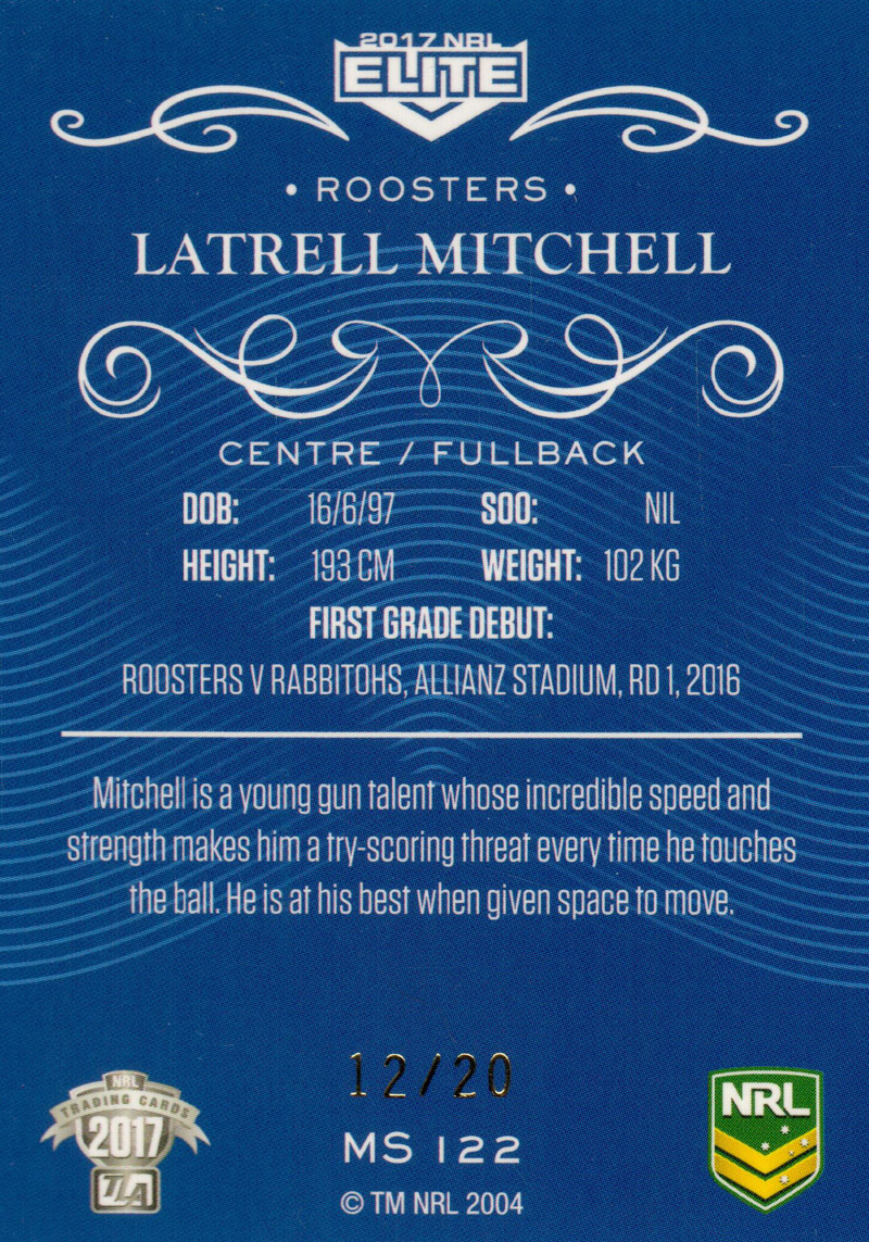 Latrell Mitchell back